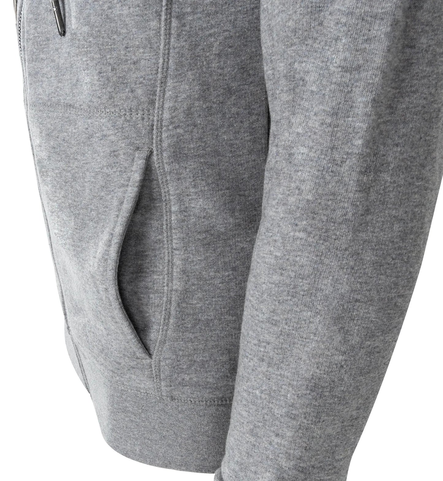 Contec sweat-jas met capuchon bright ct zip hoodie zip bright size, xxl light grey