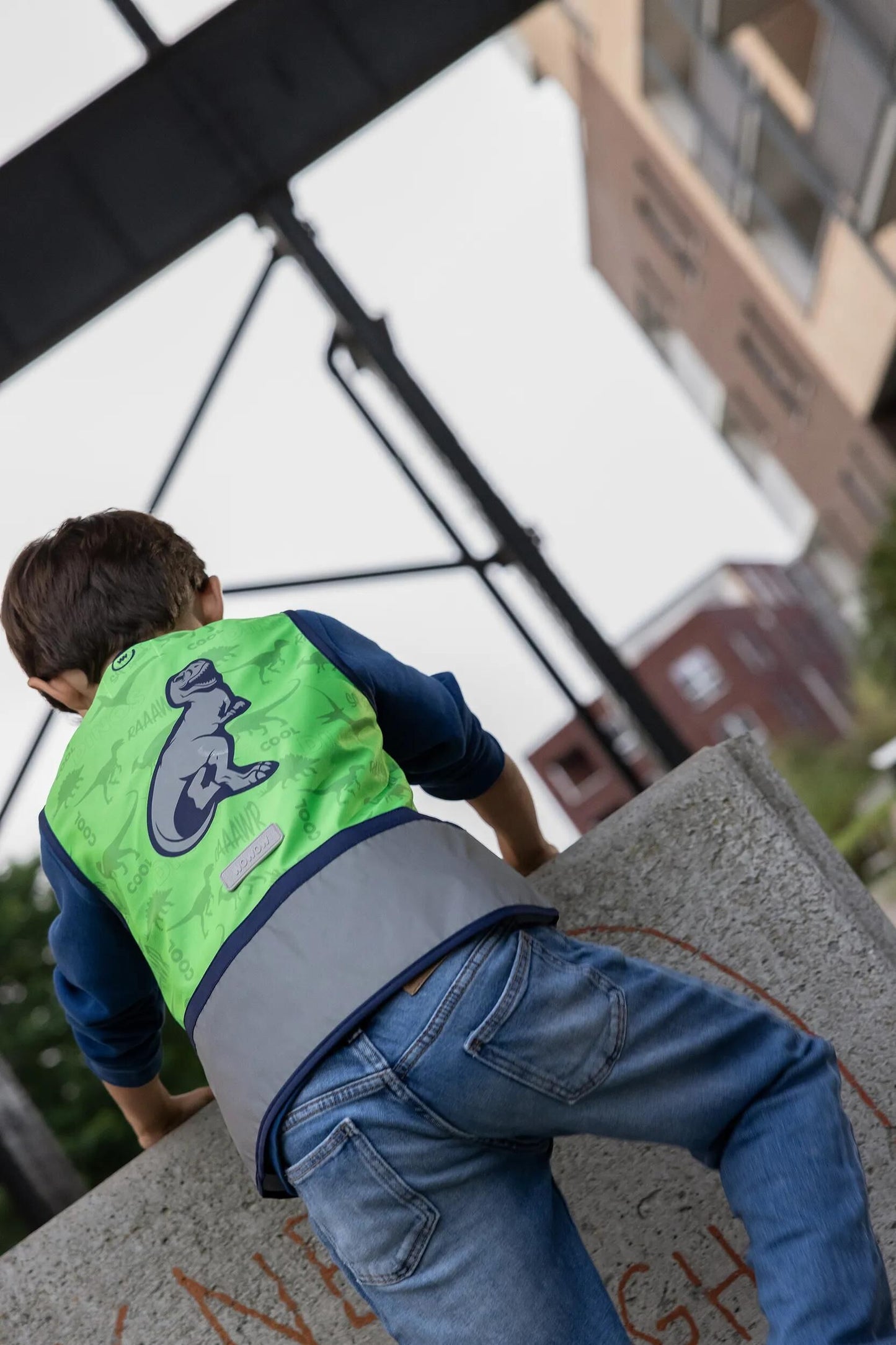Wowow gilet per bambini zippy verde s
