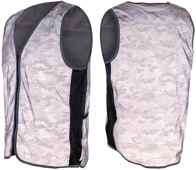 Wowow riflettente gilet di sicurezza in titanio rif.vest size di titanio s