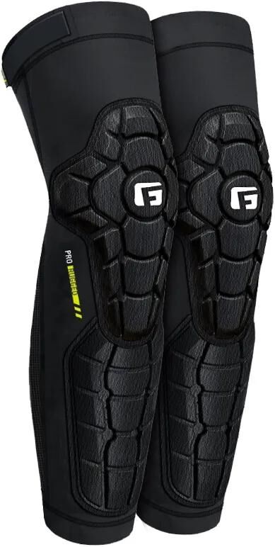 Protección de rodilla y espinilla en forma de G resistente 2 protección de rodilla juvenil extendida. atrás.2ext.talla juvenil s m