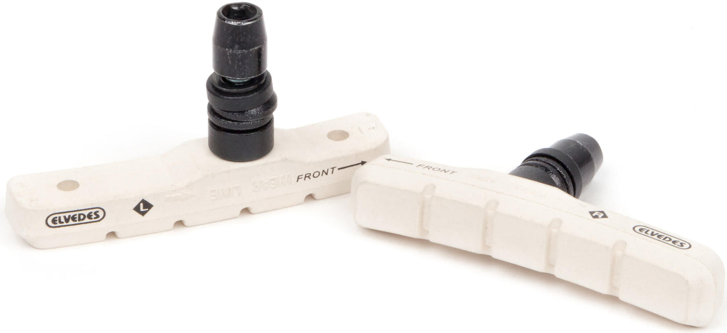 Juego de pastillas de freno Elvedes V-brake 72 mm - blanco (en mapa)