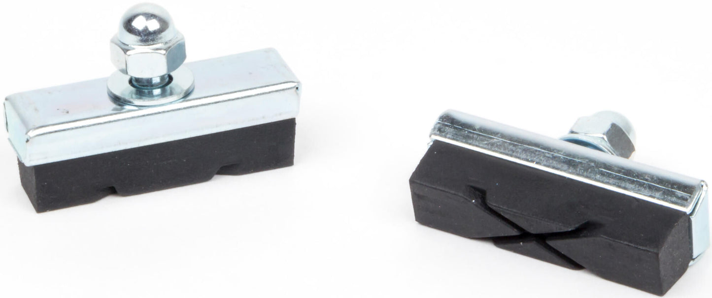 remblokken X-Groove knijprem 40 x 13 mm zw zil 2 stuks