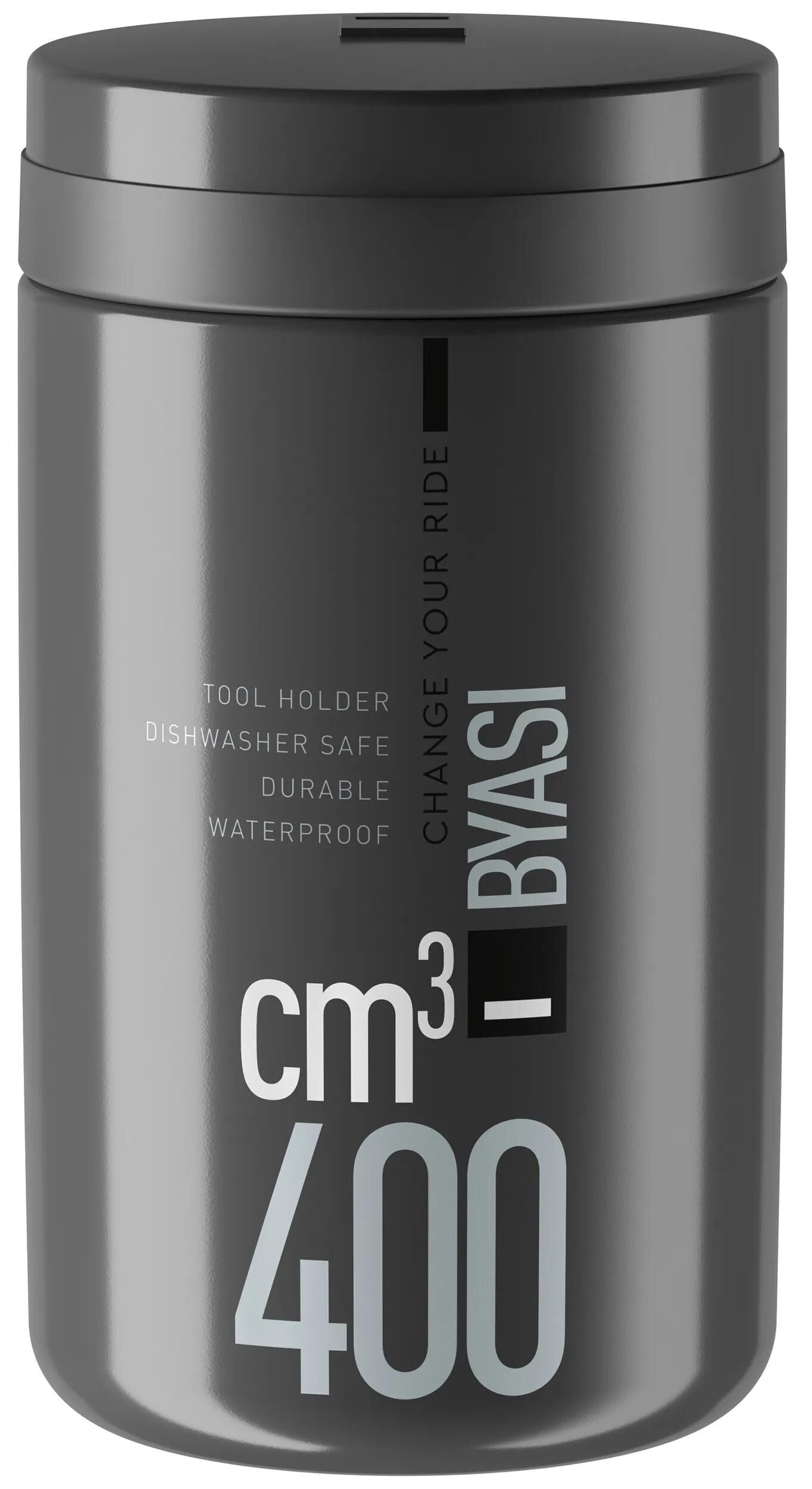Botella de herramientas Elite byasi botella de herramientas byasi 400cm3 gris oscuro