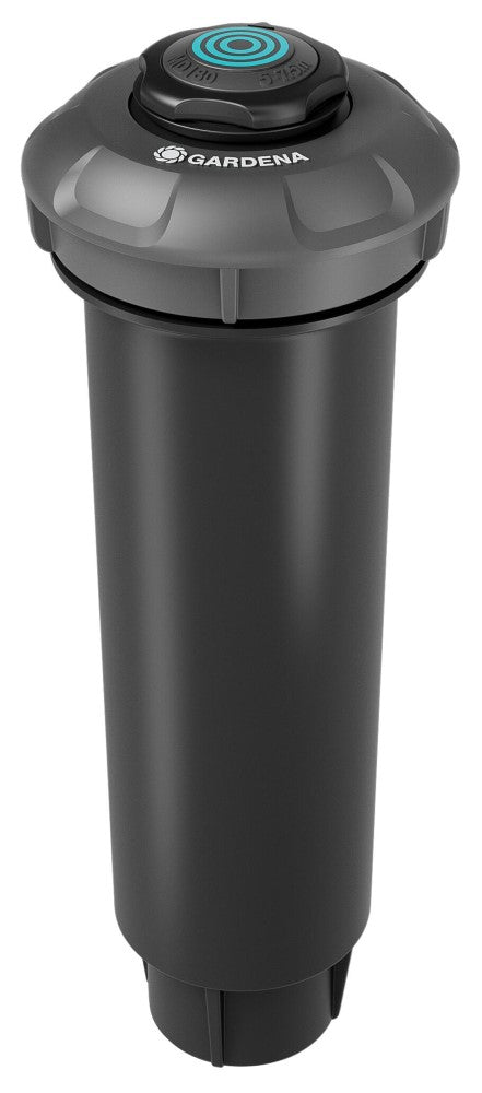 Gardena pop-up sprinkler md180 sproeier (zwart grijs, sproeiafstand tussen 5 m en 7,5 m)