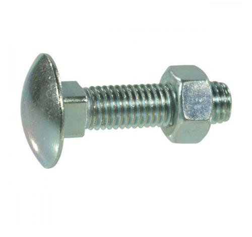 Bullone a carrello 4,6 m12x75 d603 555 elvz | 50 pz