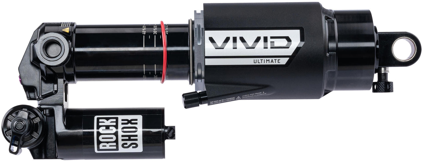 Rockshox trasero trasero RS Vivid Ult. RC2T 205 x 65 mm