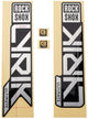 Rockshox Decal Set Rs Matt Foil Lyrik Ult 27 29 Matt-Sil.