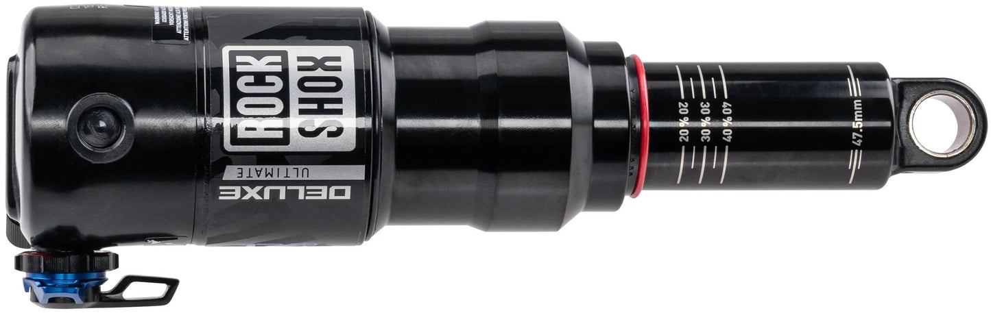 Ammortizzatore Rockshox Deluxe Ultimate RCT Ammortizzatore posteriore RS Deluxe ult. rettangolo 185 x 47,5 mm