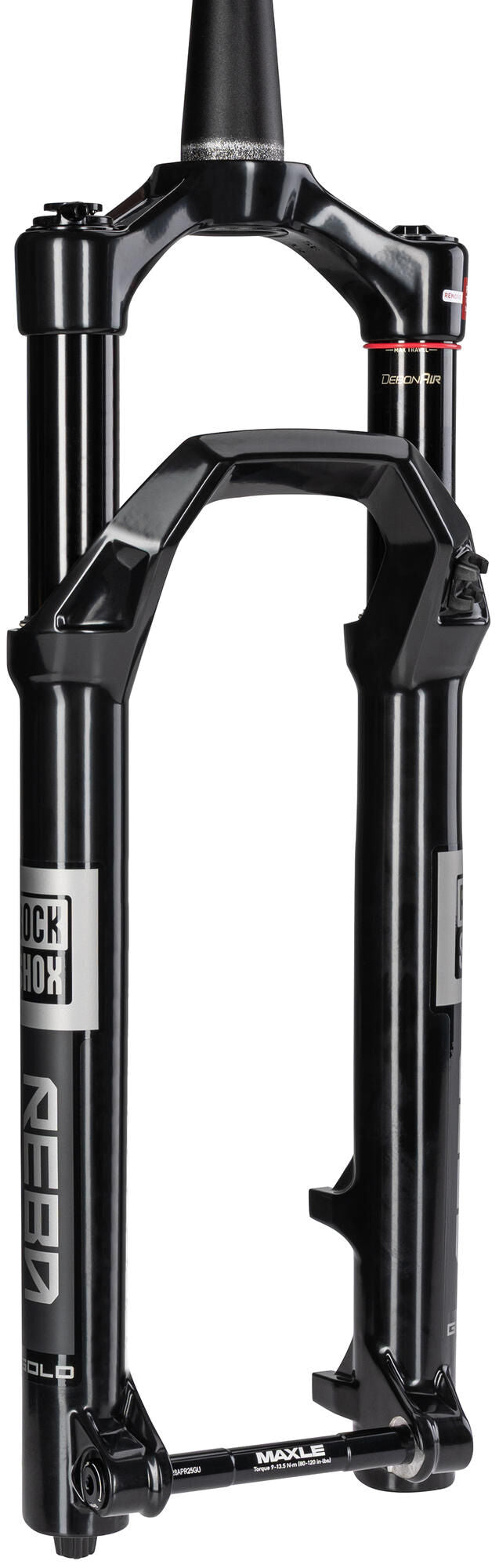 Rockshox federgabel reba gold rs suspension fork reba g 27 100mm 2p rmt 44 black