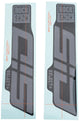 Rockshox Decal Set RS Grey Glossy Grey 29 Gloss Grey F. Blk 24