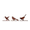 Ty estaca de jardín pájaro rus metal 18x1,5x13cm