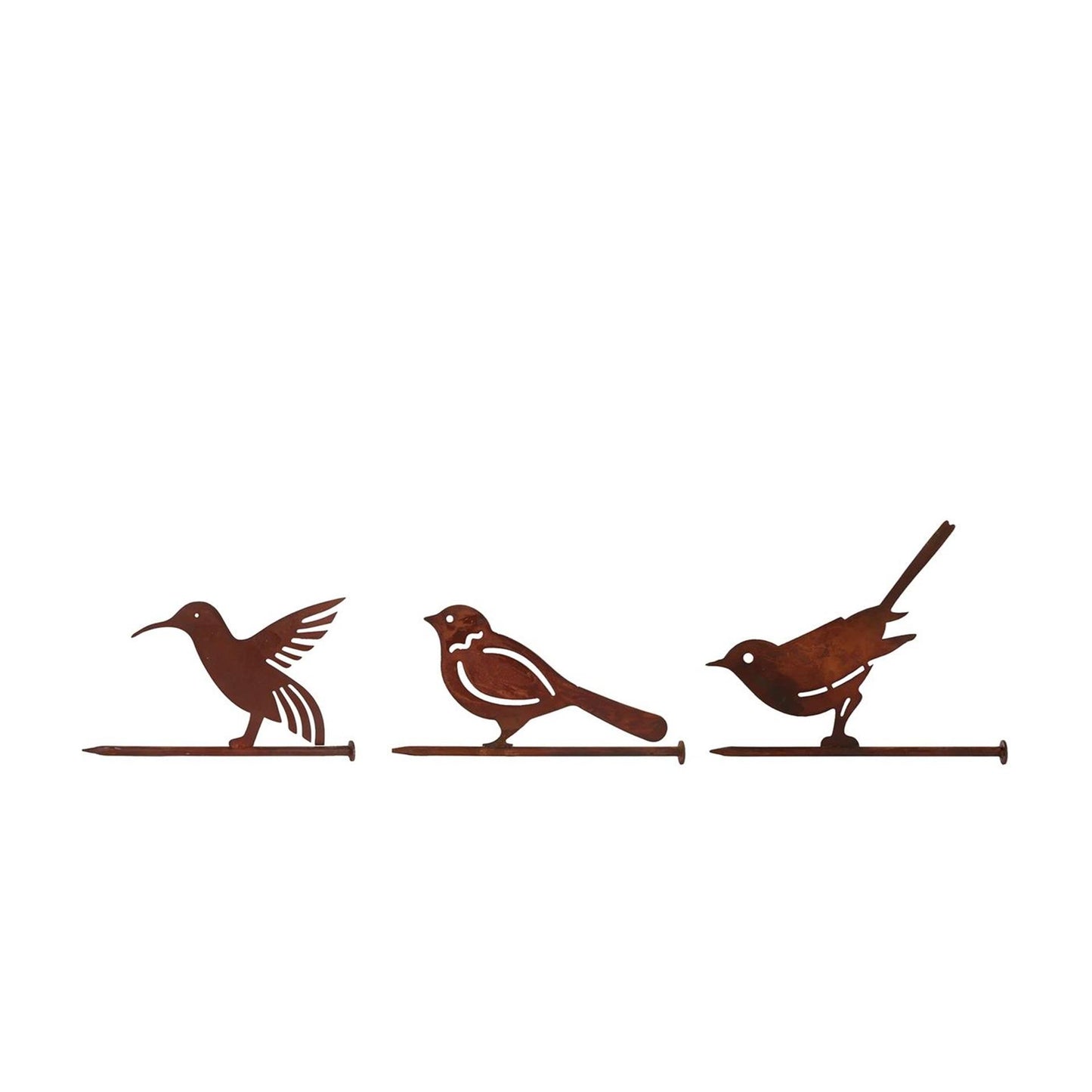 Ty estaca de jardín pájaro rus metal 18x1,5x13cm