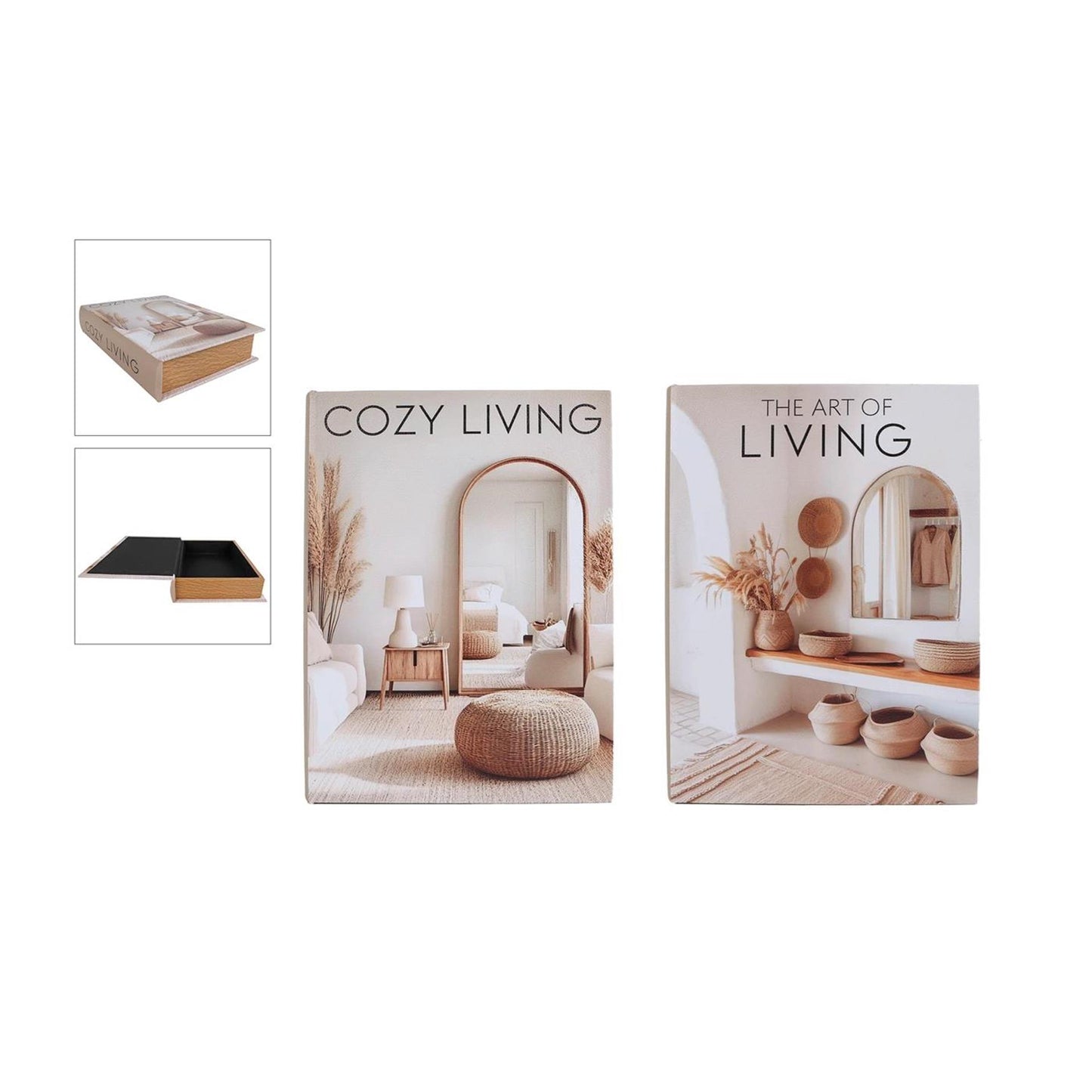 Caja de almacenamiento art cosy living 20x27x5,5cm