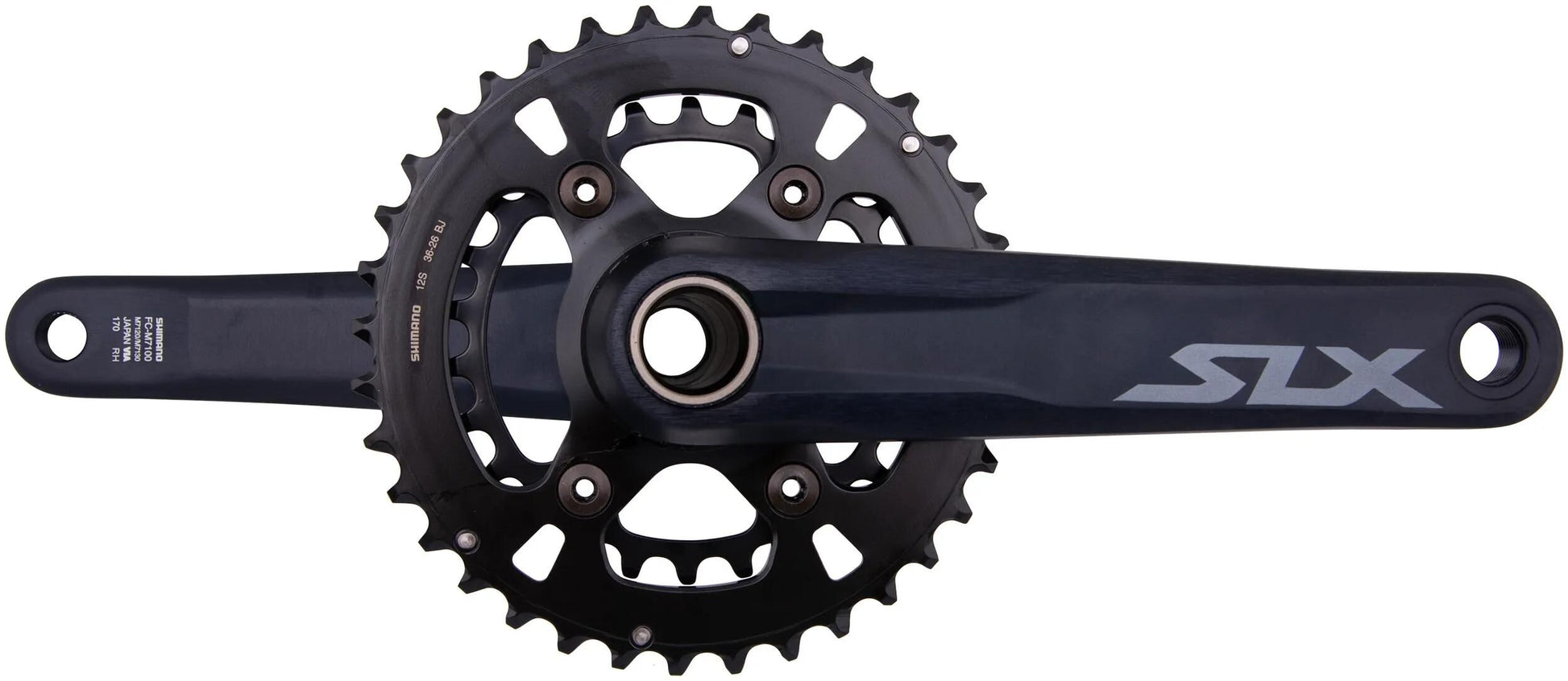 Shimano crankstel slx fc-m7100 7120 shim.krg slx m7120 36 26 170 12f boost