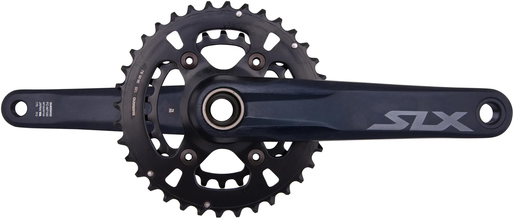 Shimano crankstel slx fc-m7100 7120 shim.krg slx m7120 36 26 175 12f boost