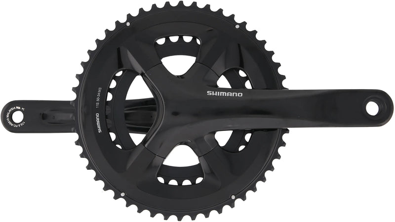 Shimano - Cranket 2 X 11 Speed ​​Road FC -RS510 - 1725 50-34T con asse cavo - nero