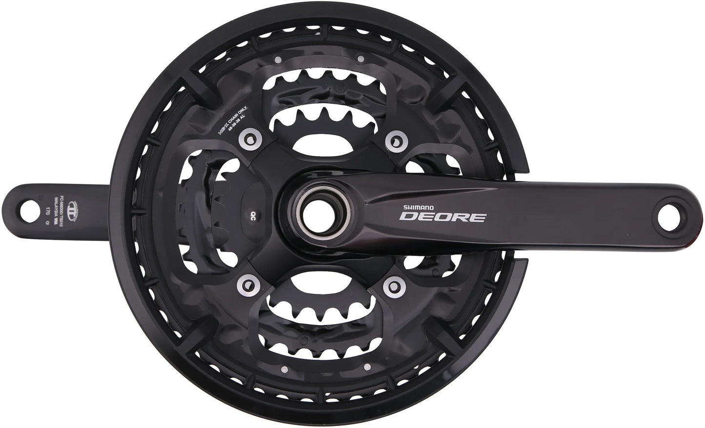 Shimano crankstel deore fc-t6010 crankset shim.deore t6010 26 36 48t.170mm ht2 10sp