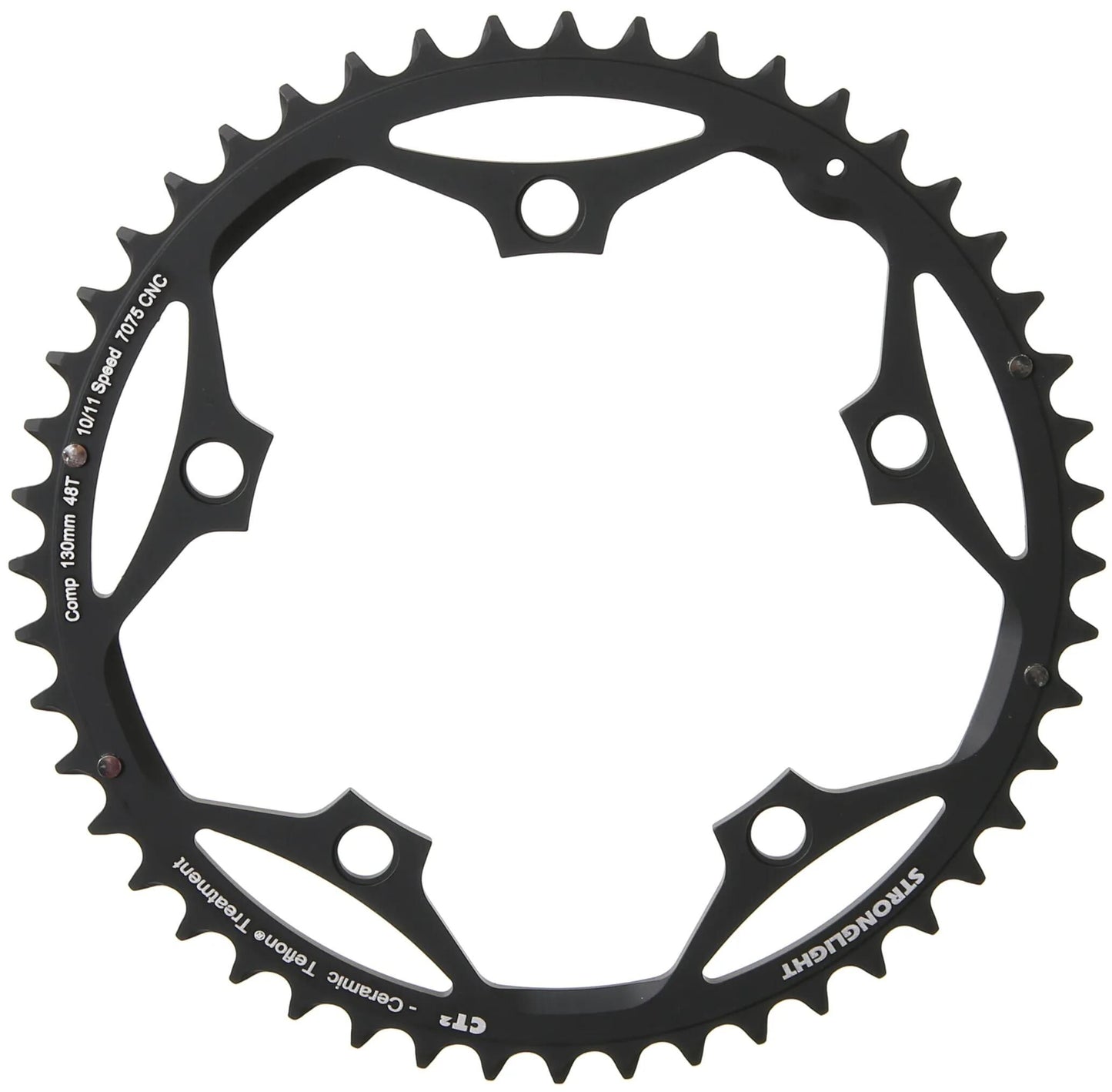 Stronglight kettingblad ct2 chain ring strongl.ct2 48t alu cer.teflon coat.