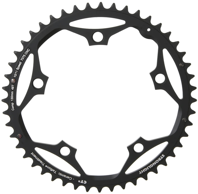 Anello a catena forte Strongl.CT2 48t ALU CER.Teflon Coat.