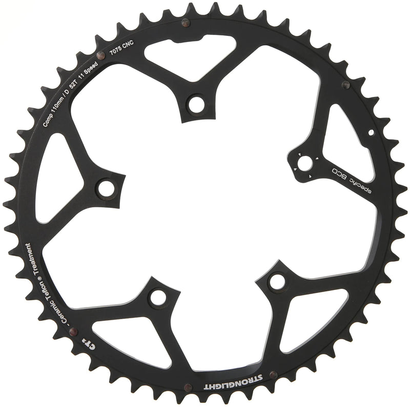 Anello a catena forte Strongl.CT2 52t ALU CER.Teflon Coat.