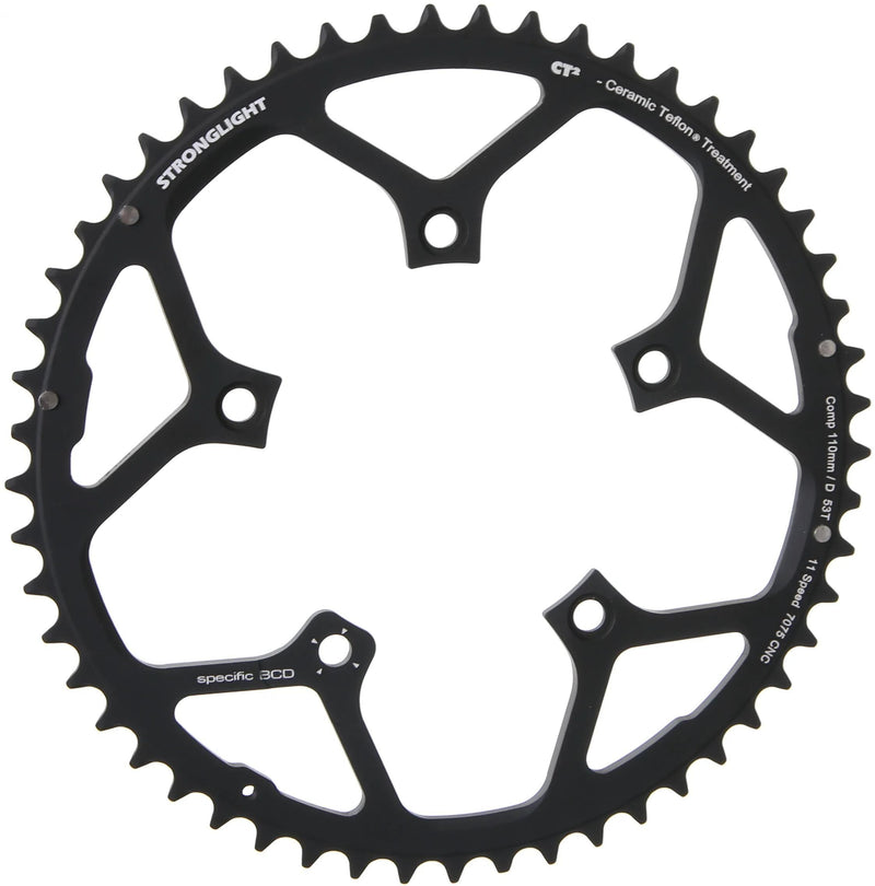 Anello a catena Stronglight Strongl.CT2 53T OUT.CER.Teflon Coat.