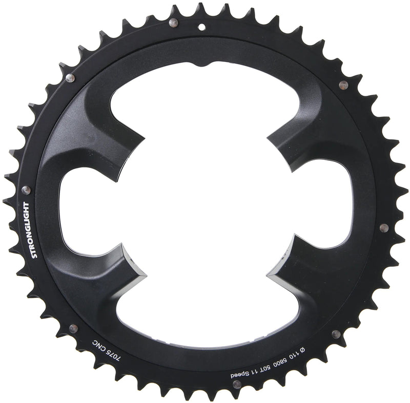 Anello a catena forte. 50T ALU BLACK
