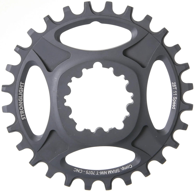 Anello a catena forte Strongl.ht3 30t interiore alu nero