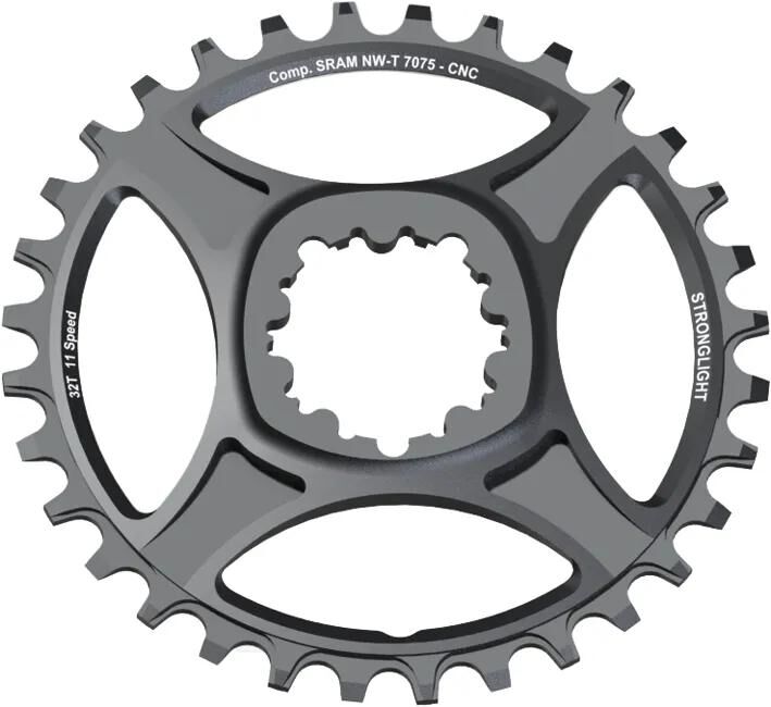 Anello a catena forte Strongl.ht3 32t ALU NERO