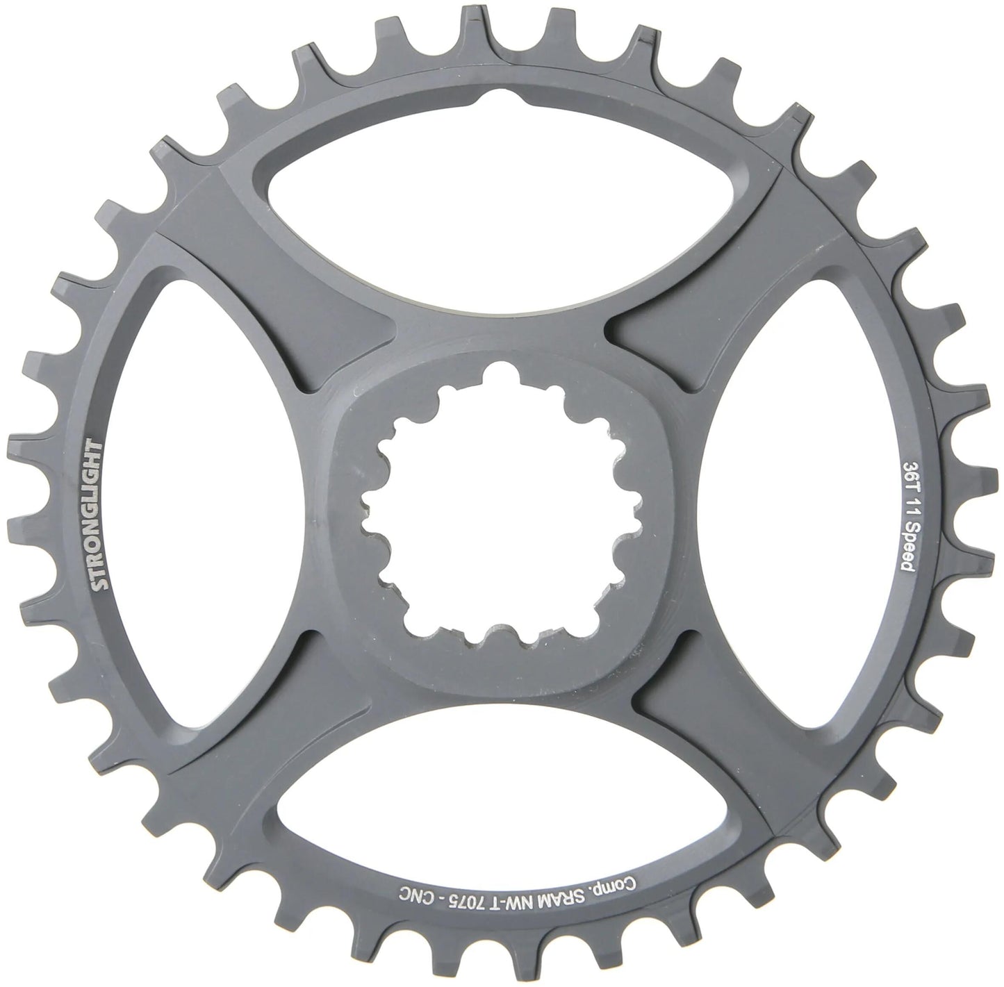 Stronglight kettingblad ht3 chain ring strongl.ht3 36t inner alu black