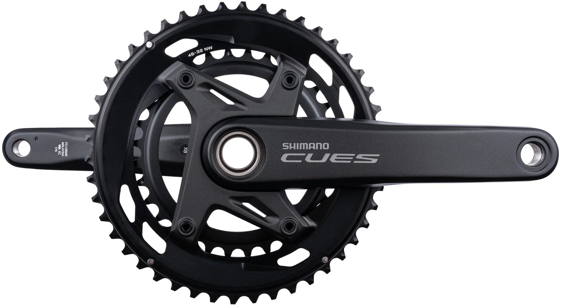 Shimano kettenradgarnitur cues fc-u6040-2 shim.krg u6040-2 46 32 175 sw 9 10f ht