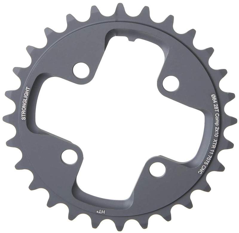 Anello a catena forte. Ht3 28t interiore alu nero