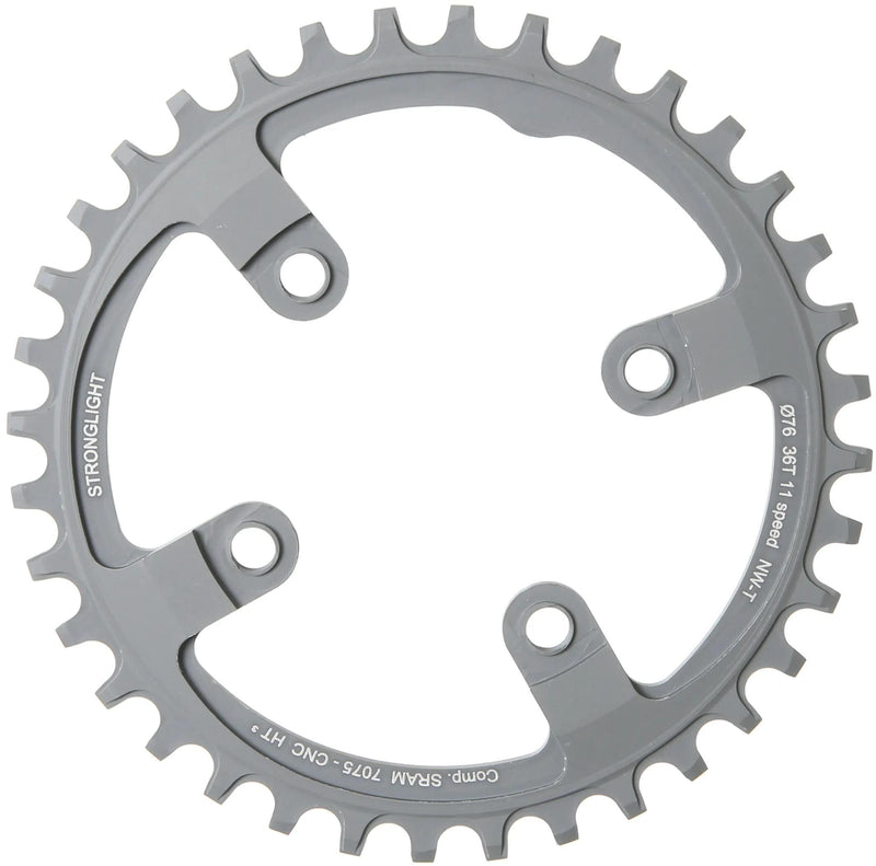 Anello a catena forte. HT3 36t interiore alu nero