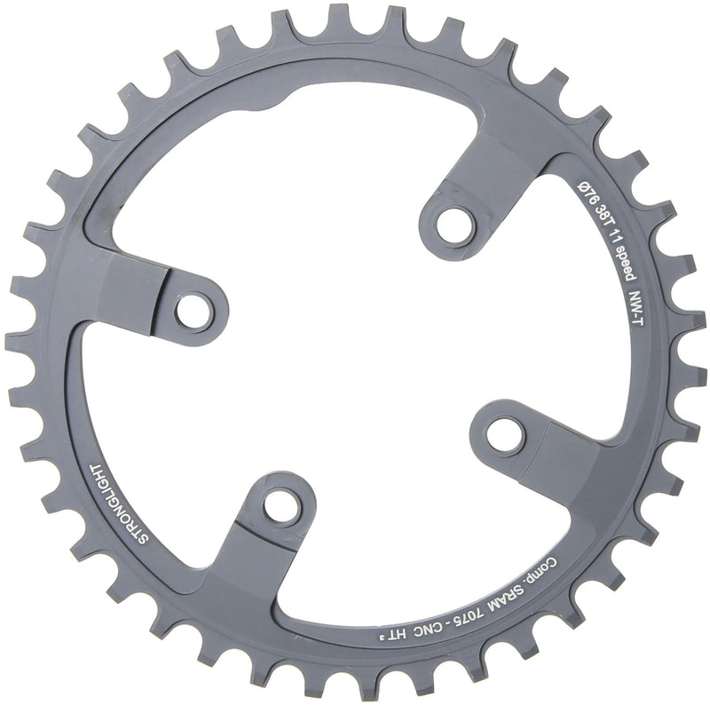 Anello a catena forte. Ht3 38t interiore alu nero