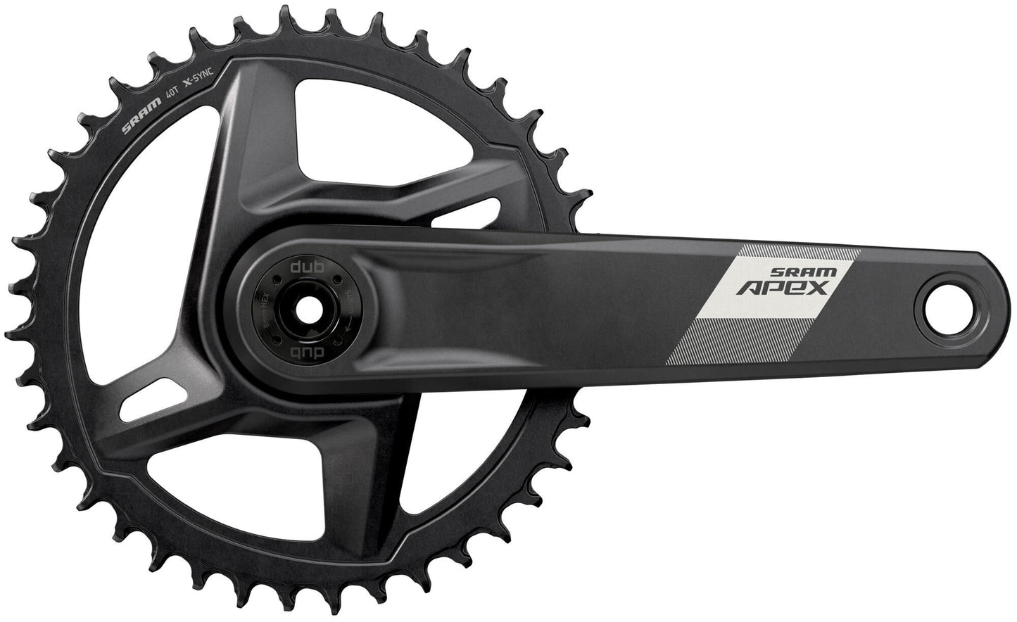 Sram apex1 d1 gxp crankset 40t - 172,5mm