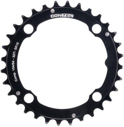 Contec kettenblatt c.drive ct chain ring c.drive 32t 104mm black
