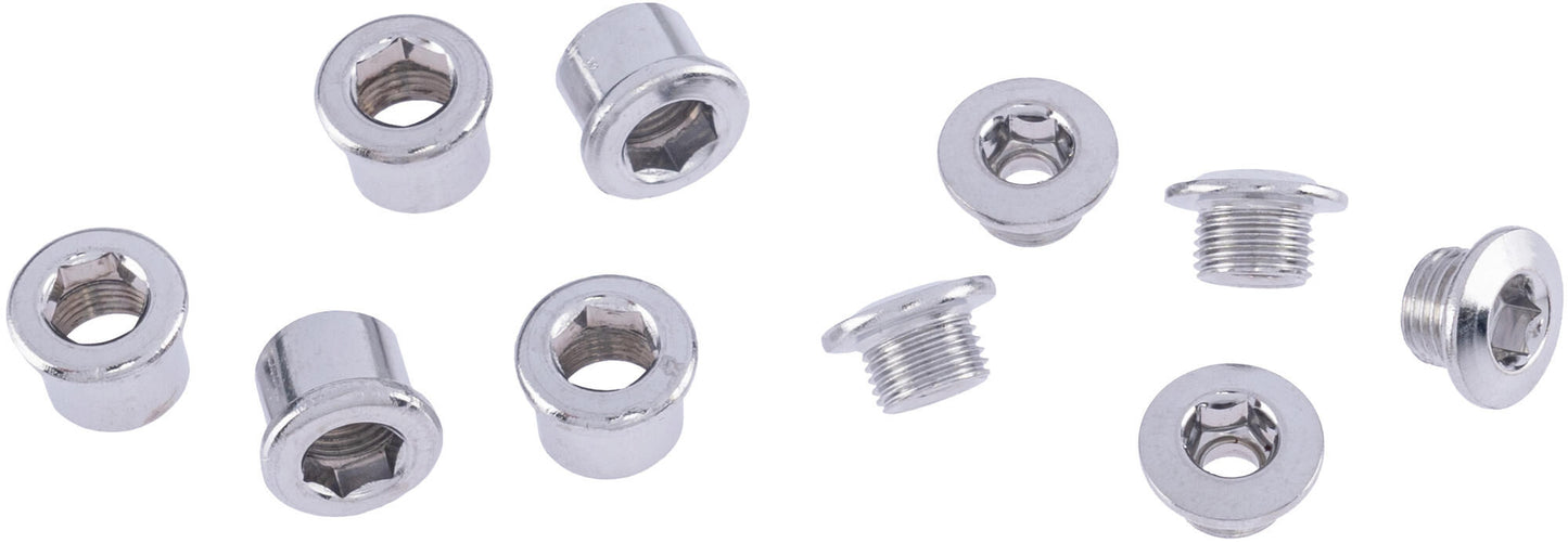 Contec kettingbladbout c.nut ct chain ring screw c-nut for 2sp cranks 5pcs.