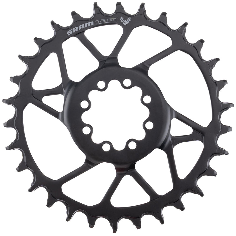 SRAM Foarnring S1000 T-ty. 30Z. Black in acciaio