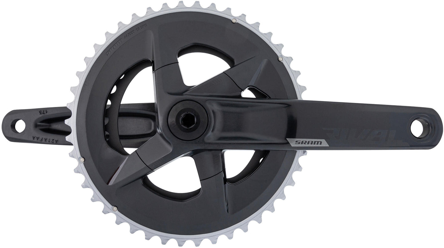 Sram kettenradgarnitur rival axs crankset pow.meter rival axs 33 46t 175mm