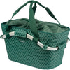 Basil Bicycle Basket Flair trasportare tutto il cestino posteriore con mik fissaggio 38 x 21 x 27 cm verde