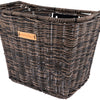 Basil Bremen Rattan Look FM - fietsmand - voorop - inclusief Basil FM stuurpenhouder - bruin