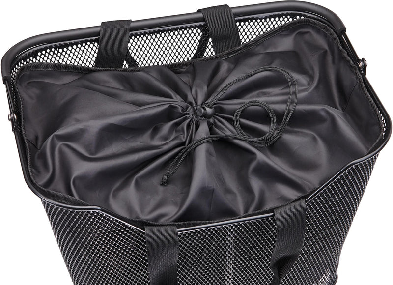 Racktime mandinzet lea basket insert lea black