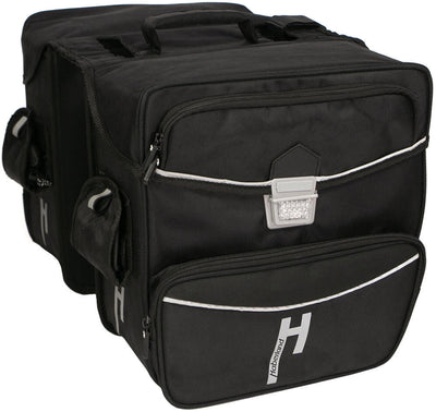 Haberland doppeltasche touring max twin bags touring td6400 black,33l