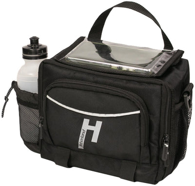 Haberland lenkertasche bottle handlebar bags bottle,black,w.e-adapter