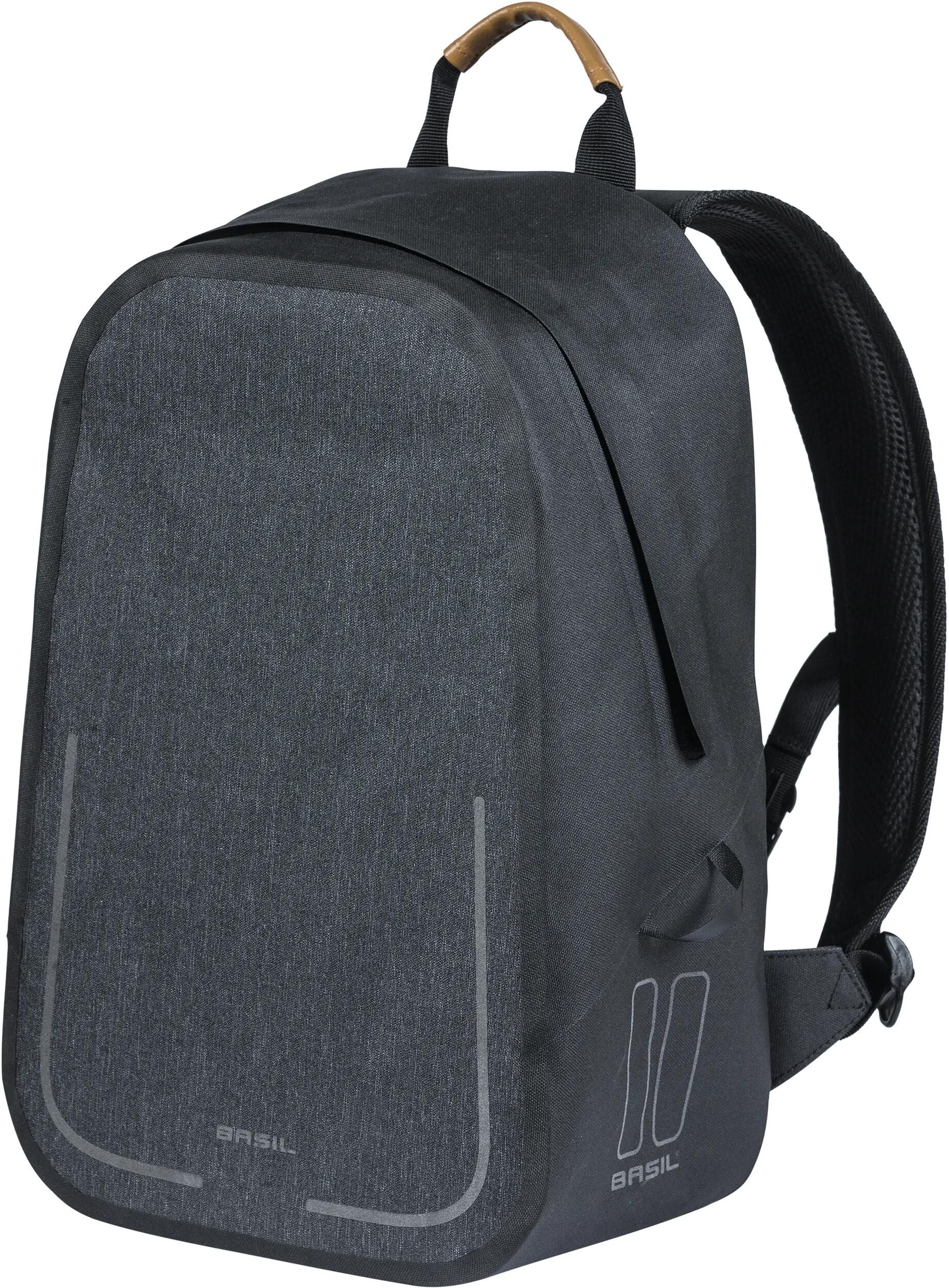 Mochila seca urbana de Basil - Mochila para bicicletas impermeables - gris