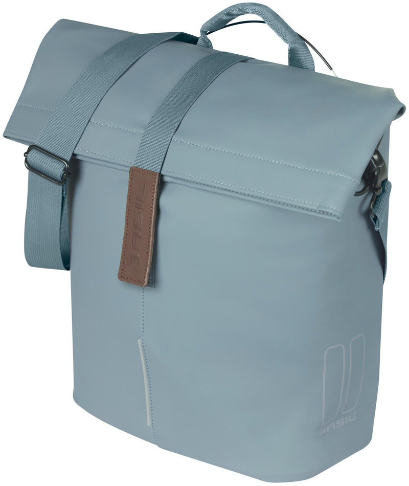 Basil fietsshopper city mik studs 14-16 liter 11 x 29 x 36 cm - graphite blue