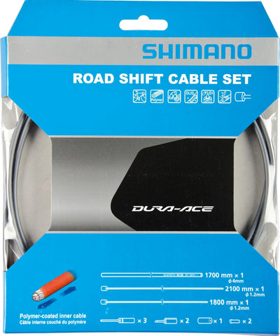 Shimano versnellingskabel-set dura ace bc-9000 shim.derail.cab.set da bc9000 polymer gr.