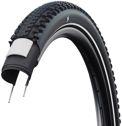 Schwalbe advancer hybrid - wired - sbc - punctureguard - 29x2.10 - black + reflex