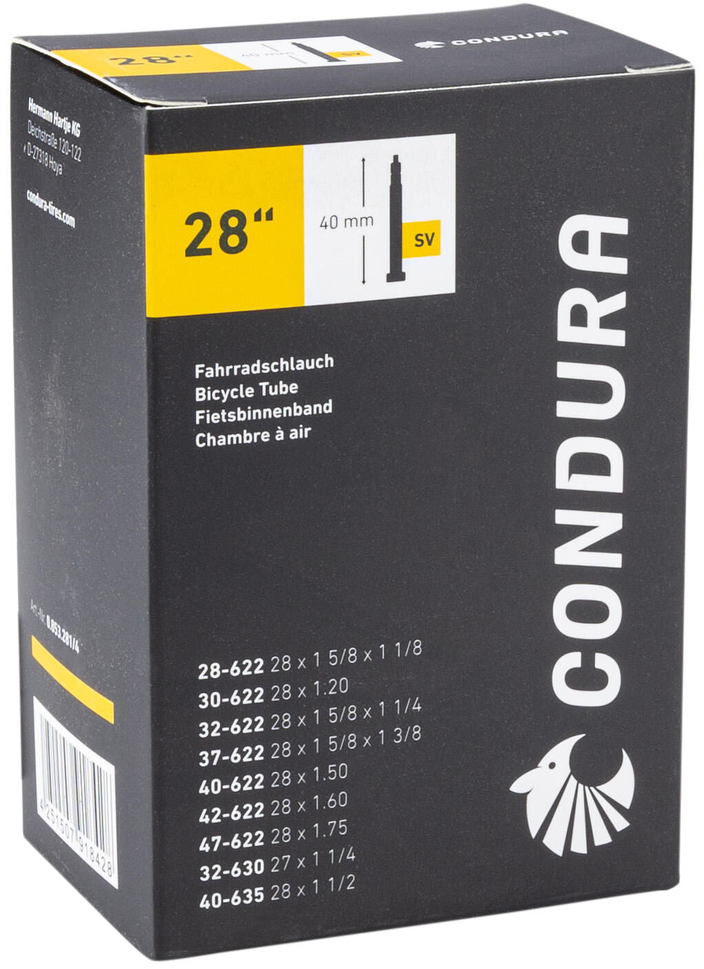 Condura binnenband tube 28 sv40 28 47-622 635