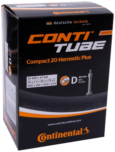 Continental schlauch compact 20 hermetic plus tube conti compact 20 herm.plus dv 40mm