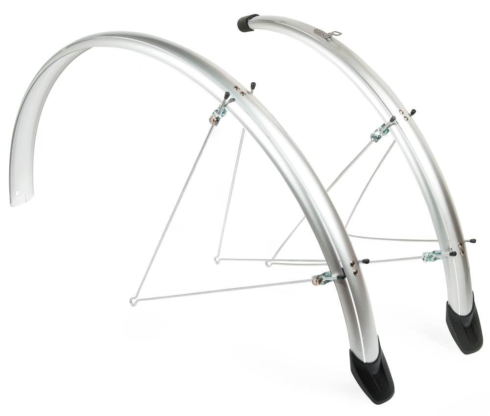 Satboard set eurofender elegancia 28 x 46 mm - plata